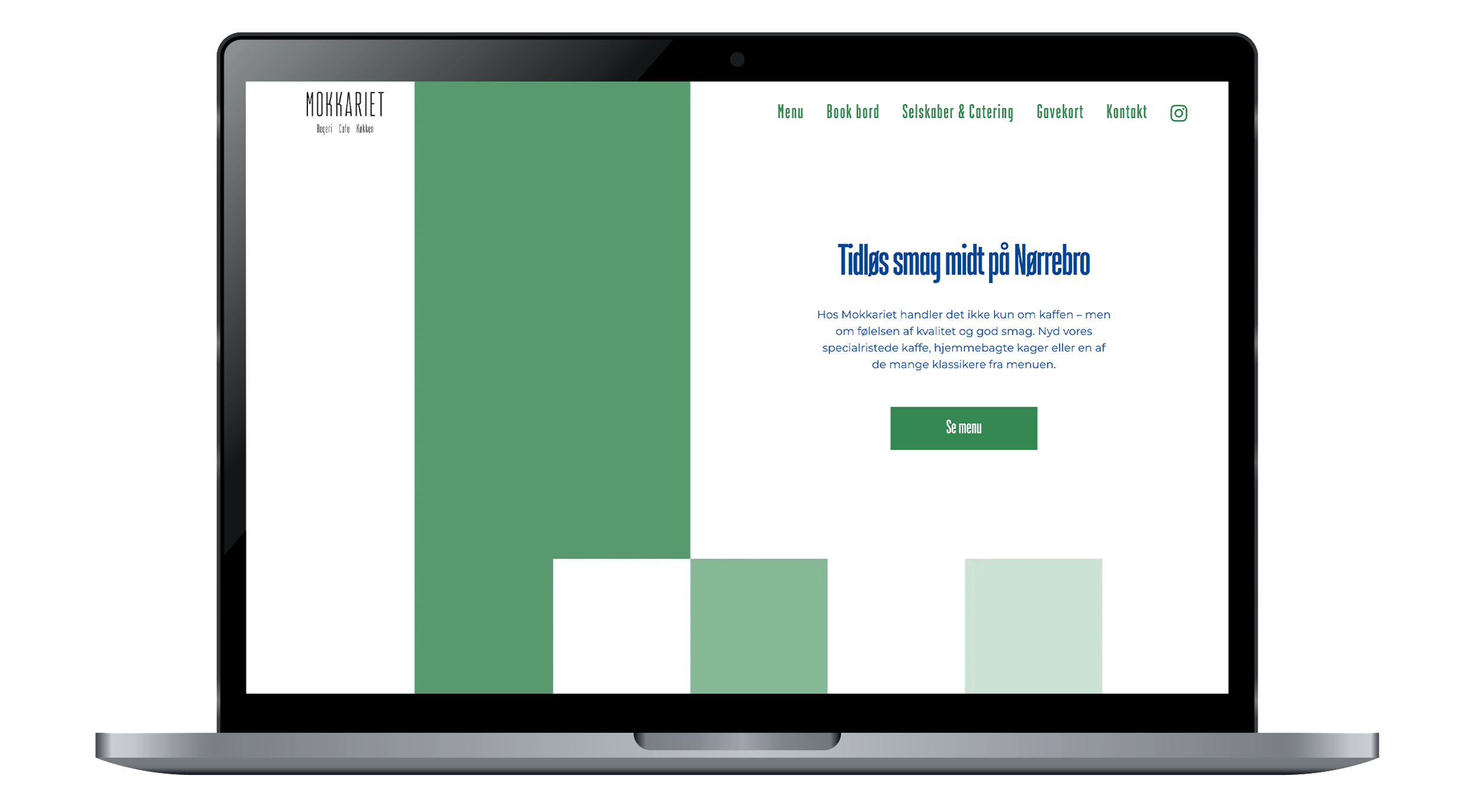 website mockup