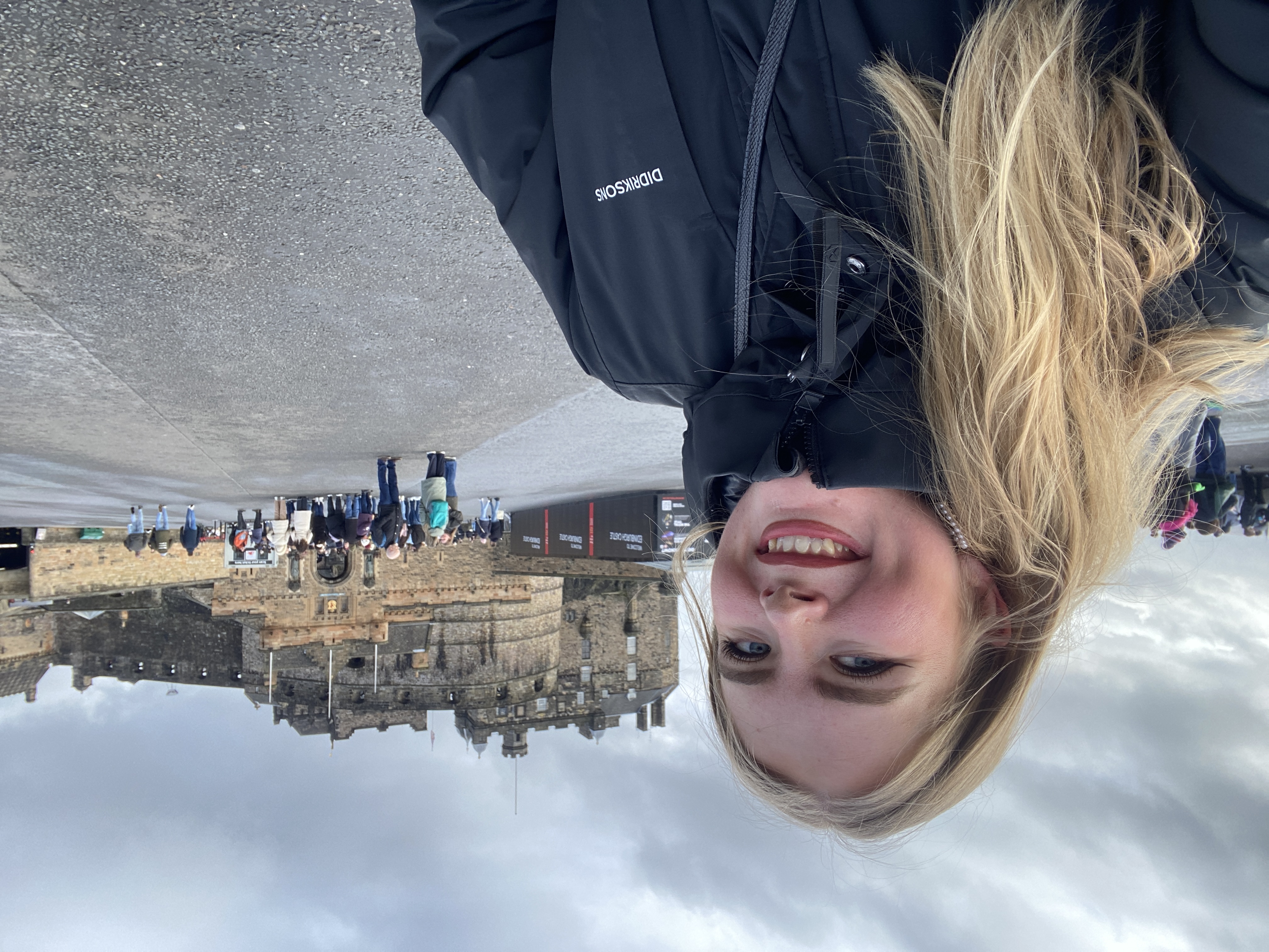 Selfie by Edinburgh castle